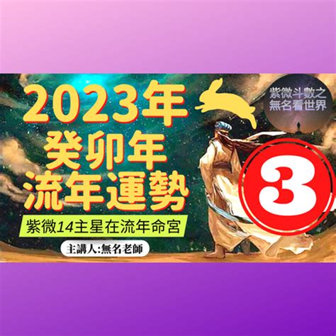 2023流年命宮|2023年，癸卯年，紫微斗數流年運勢分析